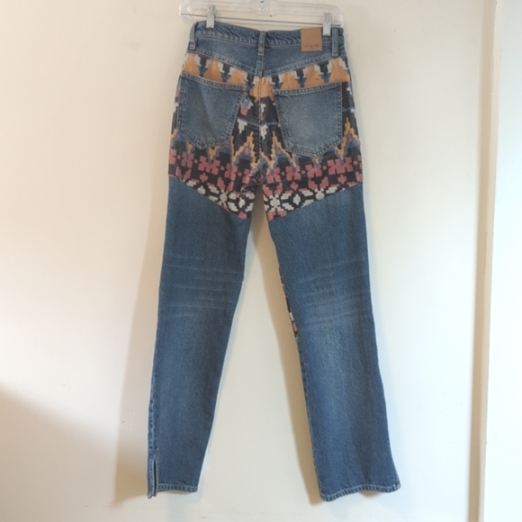 Free People Rocky Mountain Corduroy Patchwork Jeans - Picture 6 of 16